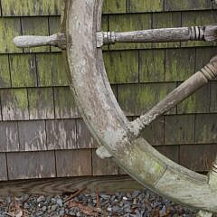 Large Ship’s Wheel, 19th Century