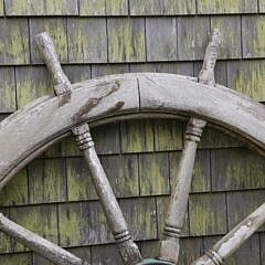 Large Ship’s Wheel, 19th Century