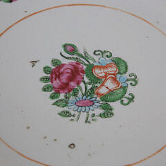 Chinese Export Porcelain Famille Rose Shallow Bowl, 19th Century