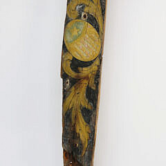 American Carved and Painted Ship’s Trailboard, 19th Century