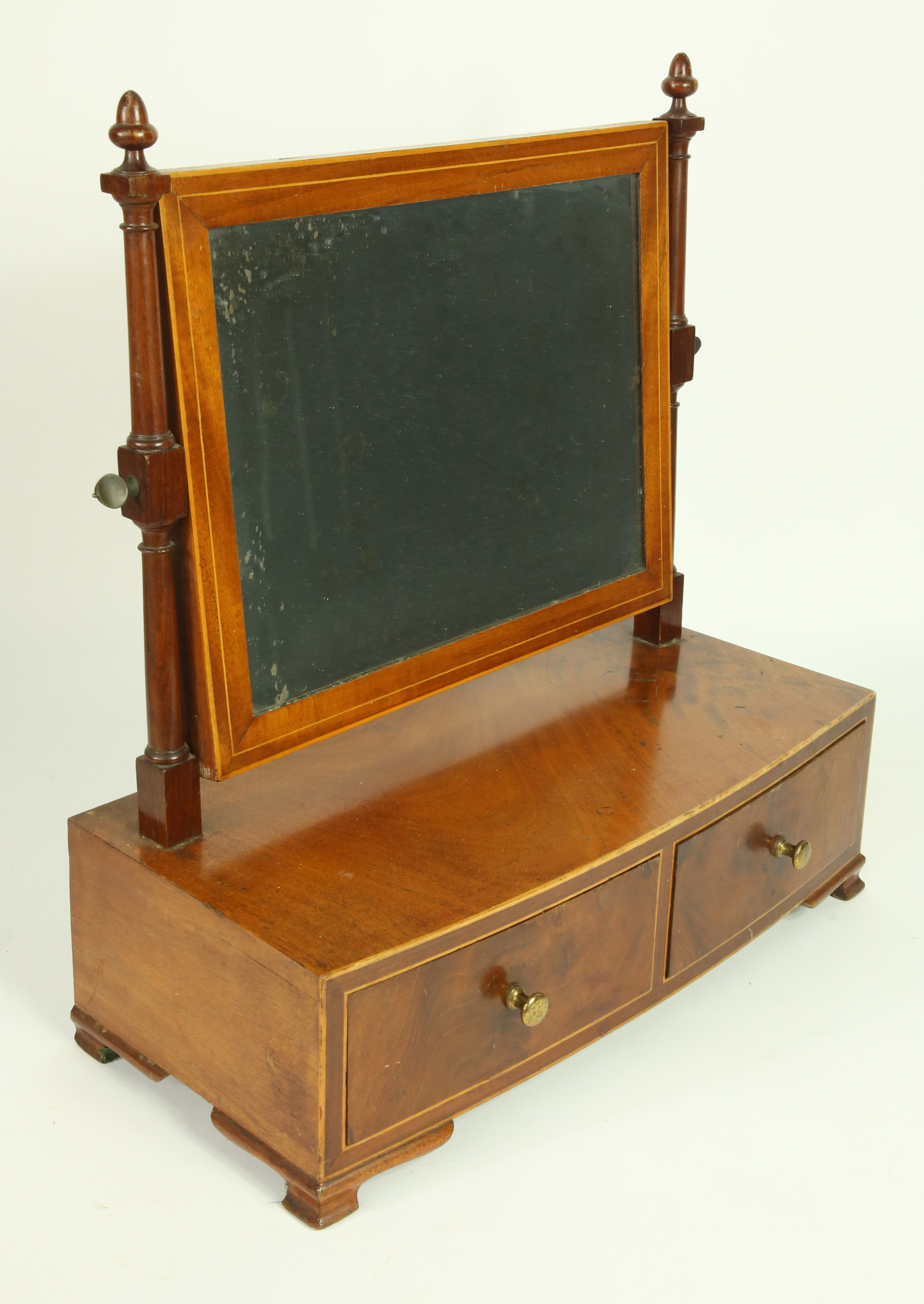 Antique Mahogany Dresser Top Dressing Mirror Antique Mahogany Dresser Top Dressing Mirror