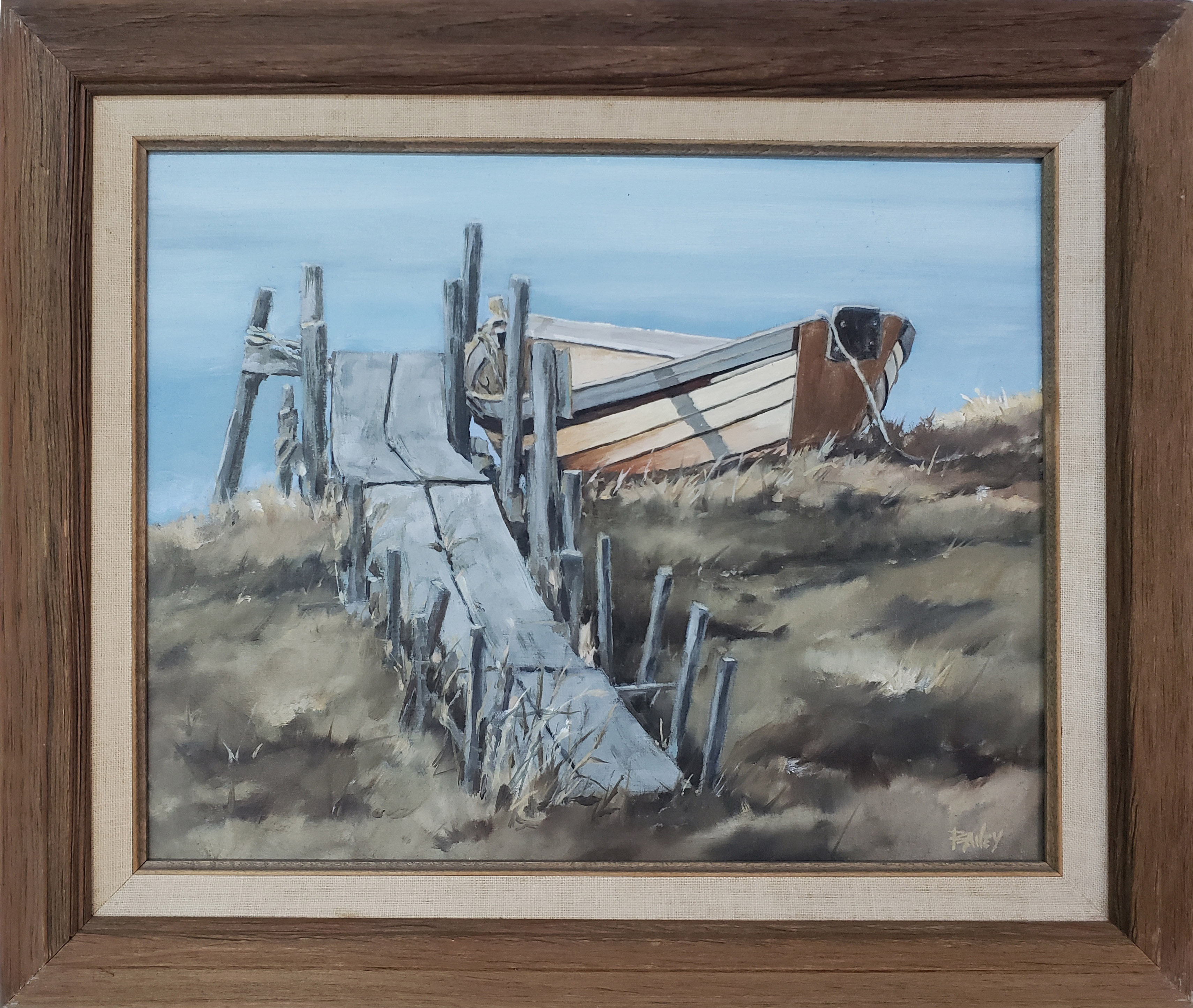 Roy Bailey Nantucket Oil Painting Roy Bailey Nantucket Oil on Board