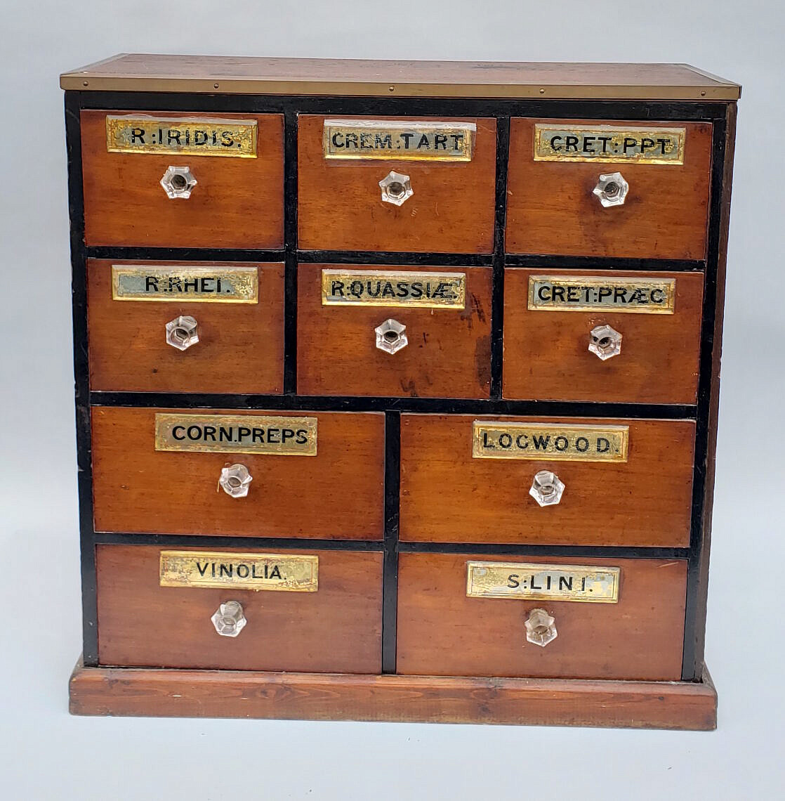 Antique Vintage 10Drawer Apothecary Vintage 10Drawer
