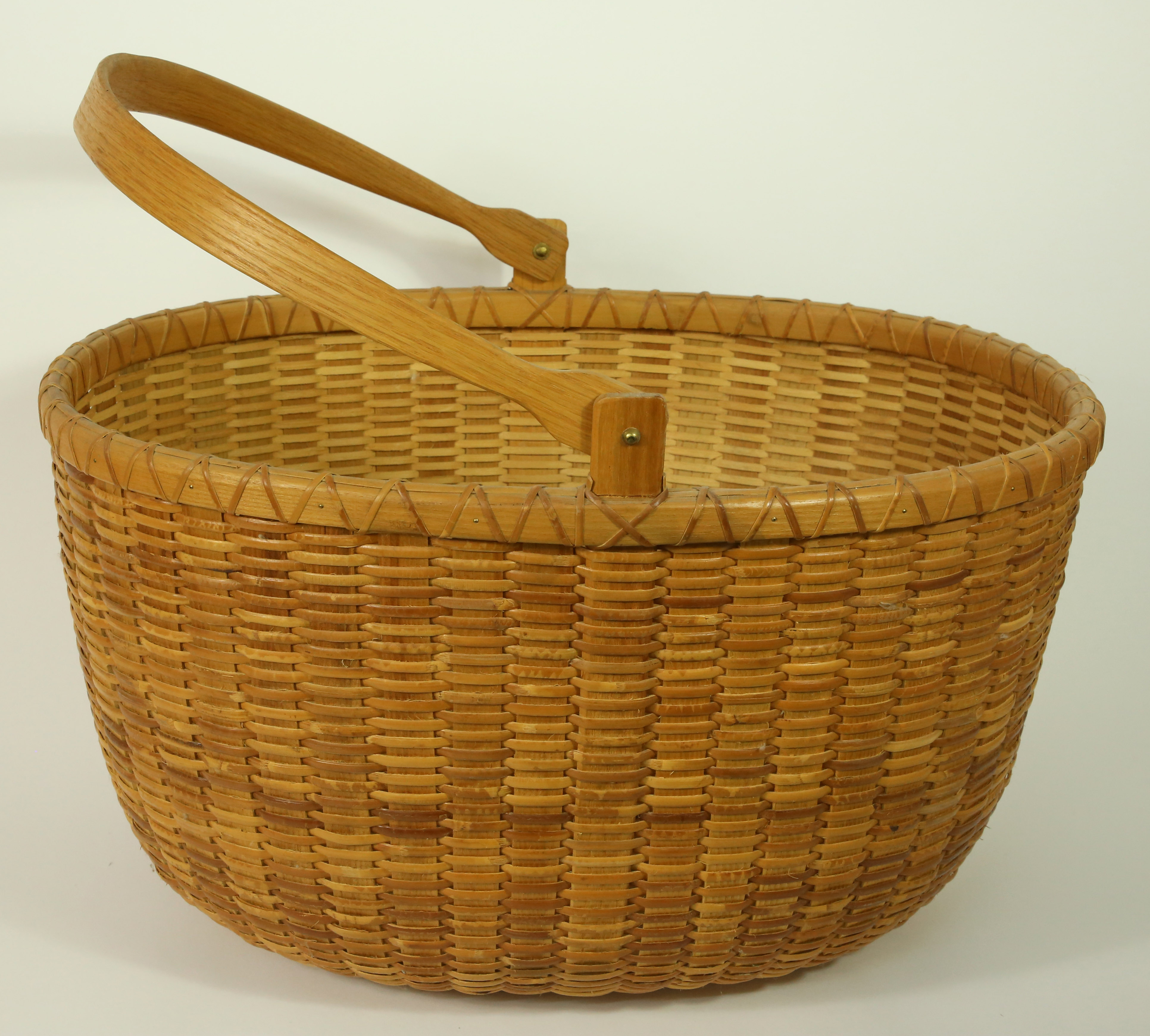 Arthur Martin and Frank J. Hawkins Oval Nantucket Basket Arthur