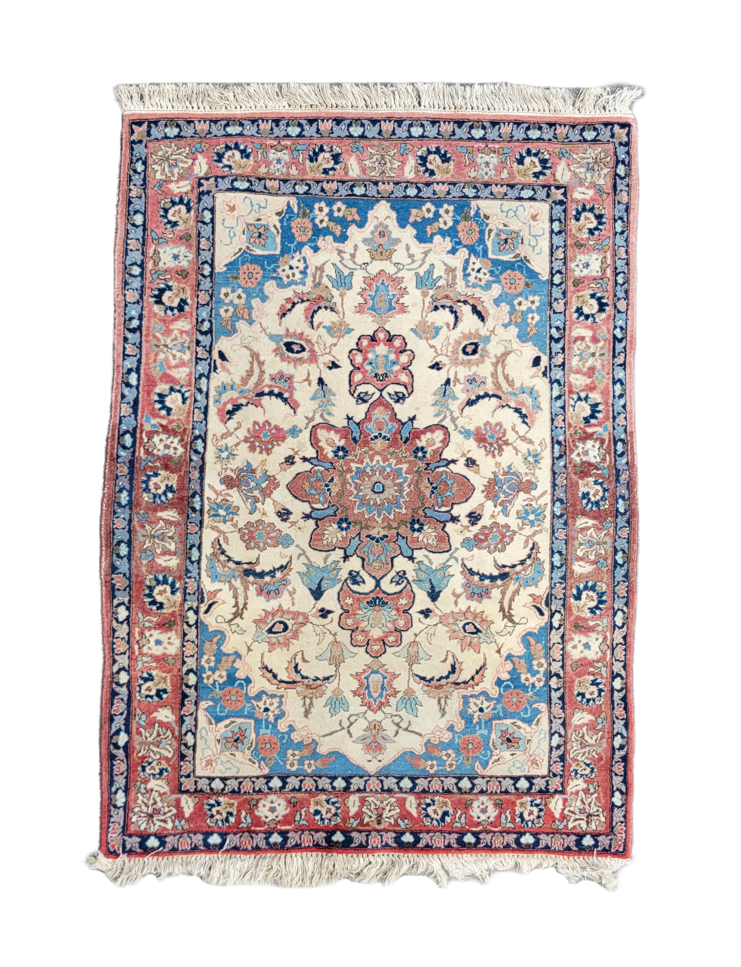 Vintage Hand Knotted Oriental Rug Vintage Hand Knotted Oriental Rug