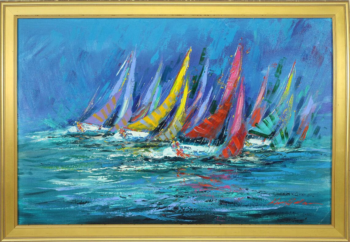 Kerry Hallan Acrylic on canvas 