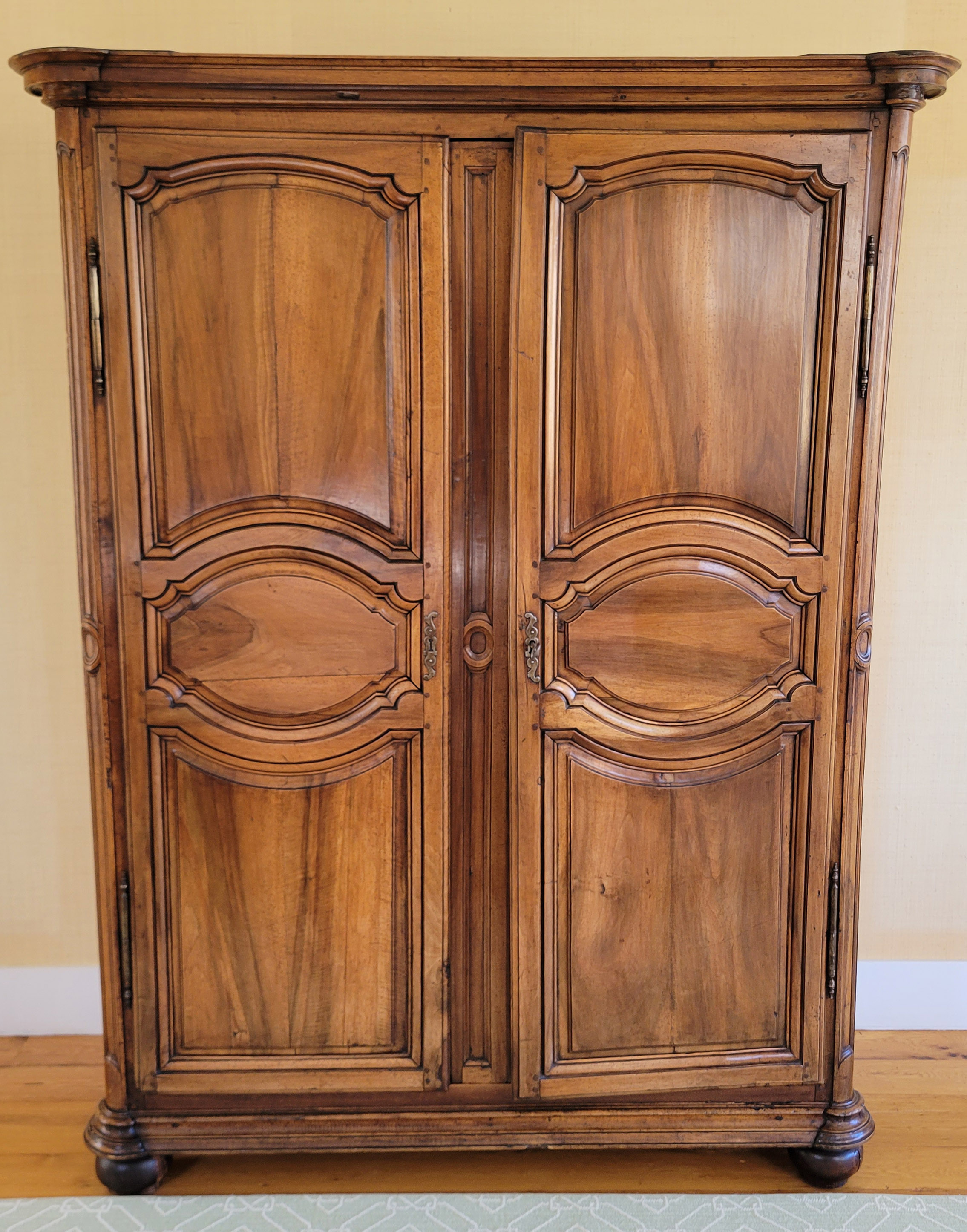 Continental Paneled TwoDoor Armoire Early 19th Century Continental