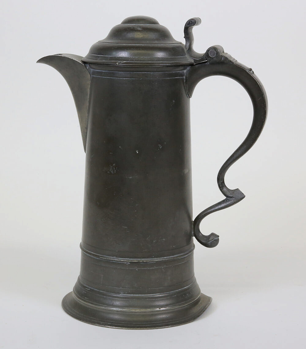 Boardman & Co. New York Pewter Tankard circa 1820s Boardman & Co. New