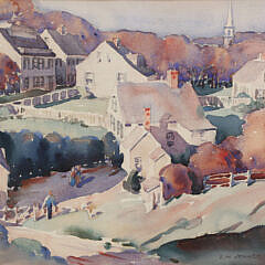 41984 Edgar Jenney Nantucket Chicken Hill Water Color A IMG_8275