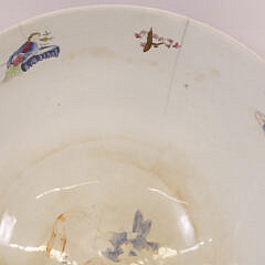 Chinese Export Mandarin Punch Bowl, 19th Century