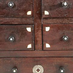 Whaler Made Miniature Chest of Drawers, 19th Century