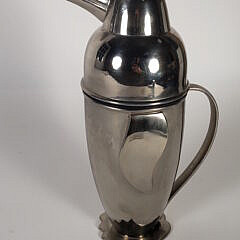 Vintage Figural Art Deco Silverplate Penguin Cocktail Shaker