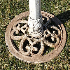 Vintage Cast Aluminum Figural Shell Form Bird Bath