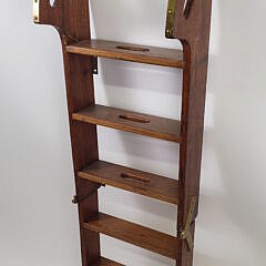 3230-955 Oak Brass Ships Ladder A