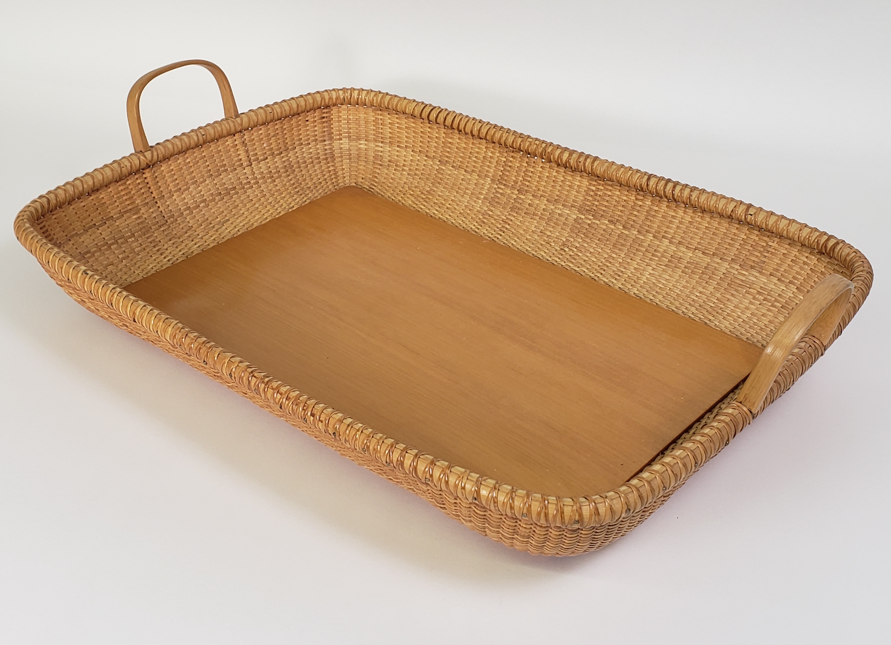 Nantucket Basket Serving Tray Vintage Nantucket Basket Serving
