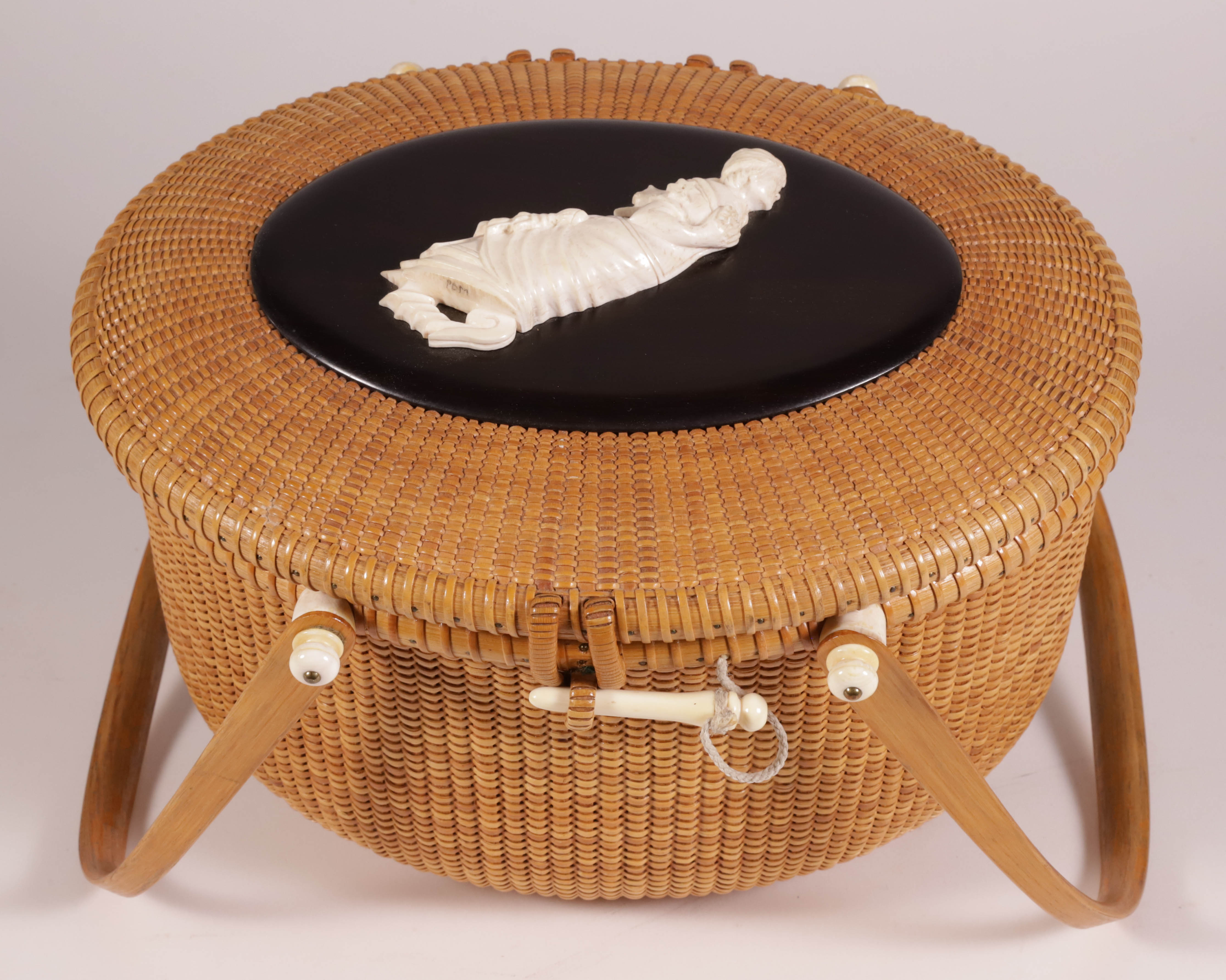 Michael Kane Nantucket Friendship Basket with Double Handles Michael