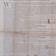 Dunlap Broadside Declaration of Independence