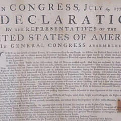 Dunlap Broadside Declaration of Independence