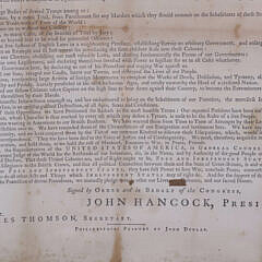 Dunlap Broadside Declaration of Independence