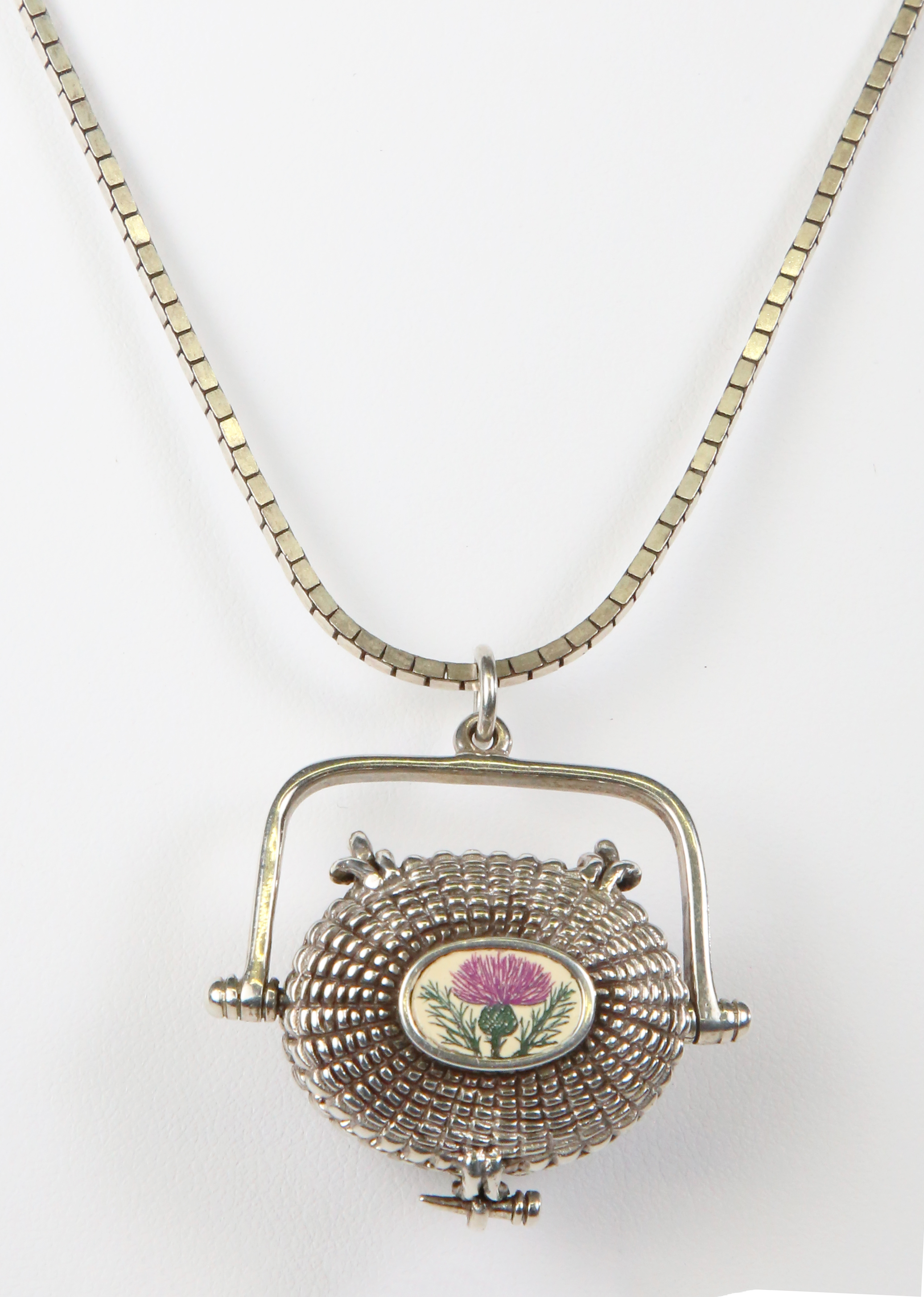 Vintage 1977 Golden Basket Glenaan Elliot Sterling Silver Nantucket