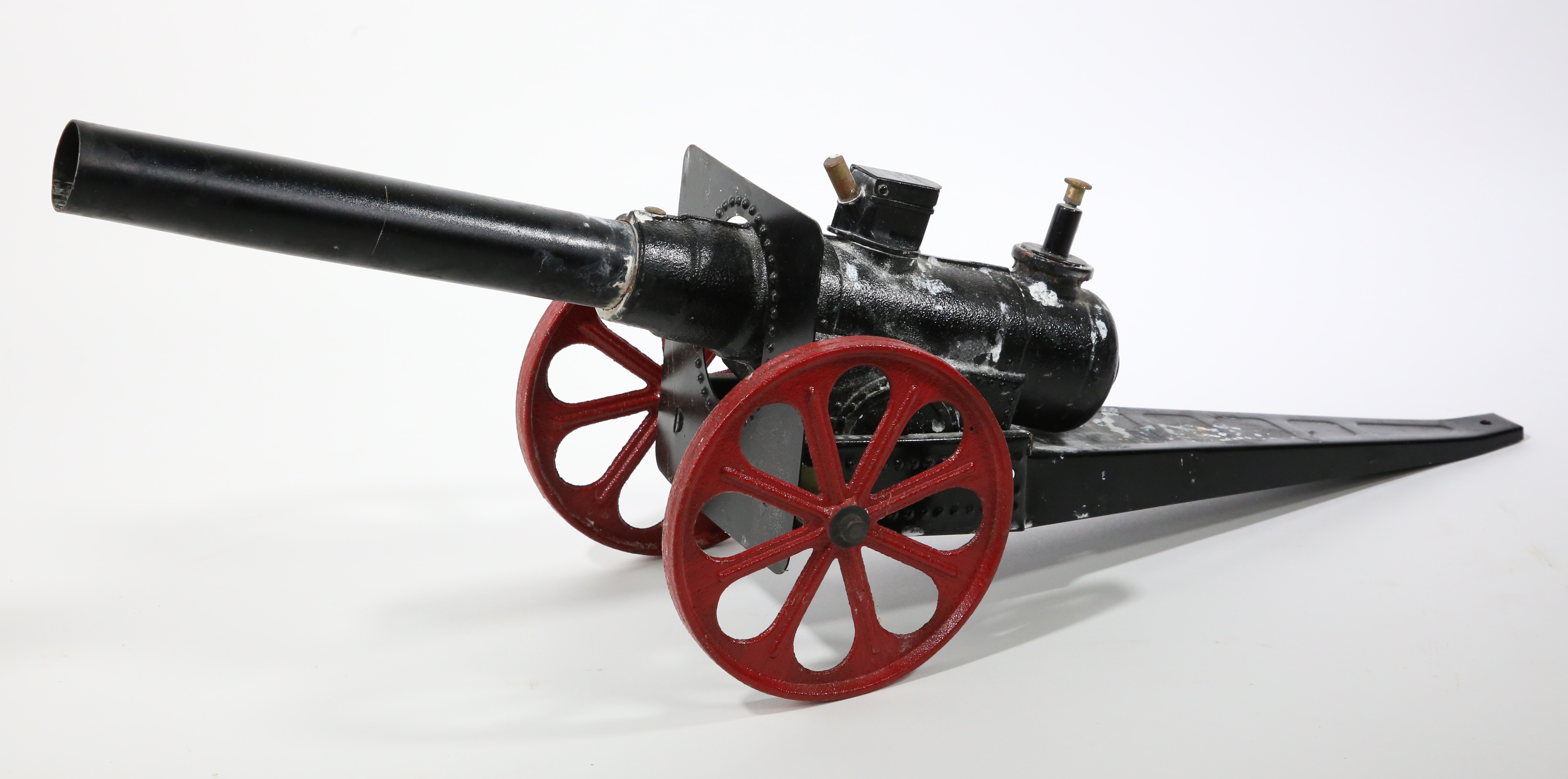 Vintage Pressed Steel Big Bang Cannon Toy - Vintage Pressed Steel Big ...