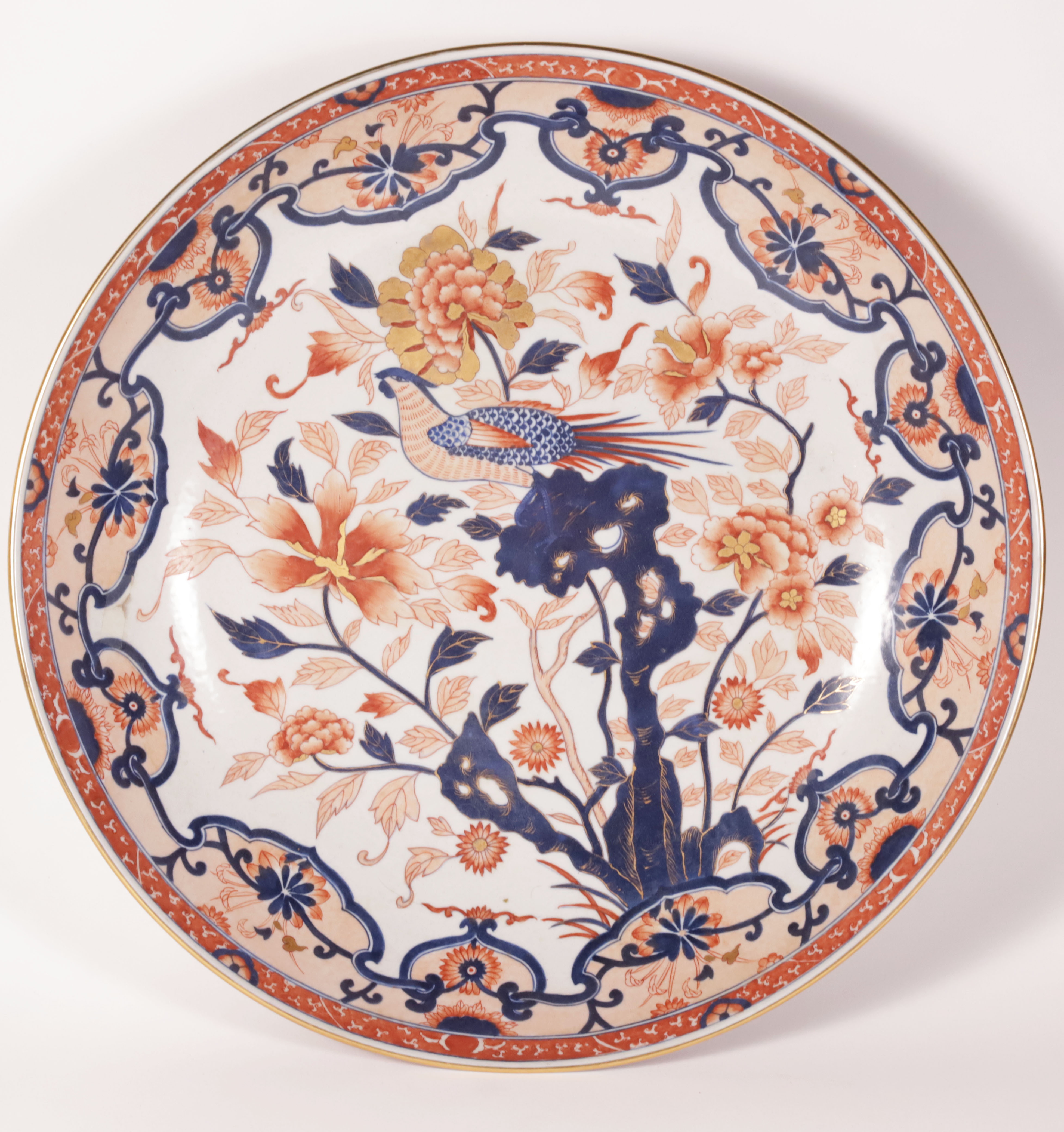 Imari Style Porcelain Charger