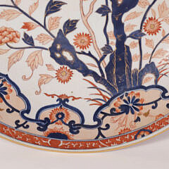 Contemporary Imari Style Porcelain Shallow Charger