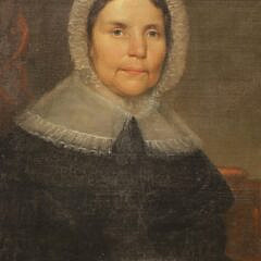 D. Bronson Oil on Canvas “Portrait of a Lady” 19th Century