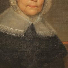 D. Bronson Oil on Canvas “Portrait of a Lady” 19th Century
