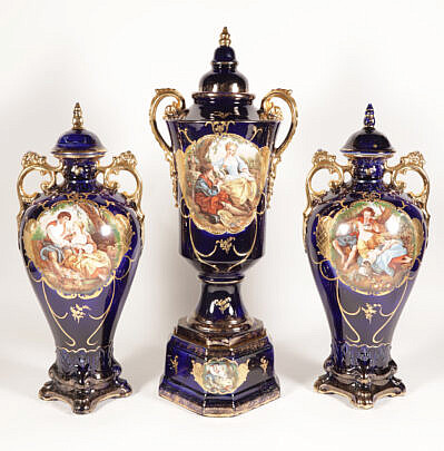 Victorian Style Garniture Set