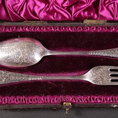 Two Boxed Sets of Silver Plated Flatware