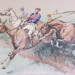 Pair of Polo Prints “A Dangerous Competitor” and “The Grey Leads”