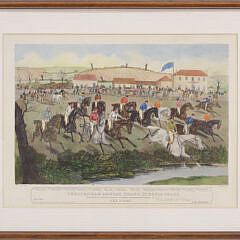 Pair of Hunting Prints “Cheltenham Annual Gande Steeple Chase” London 1841
