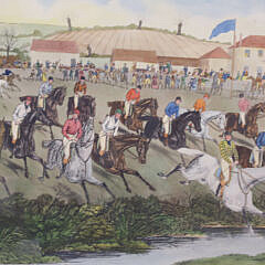 Pair of Hunting Prints “Cheltenham Annual Gande Steeple Chase” London 1841