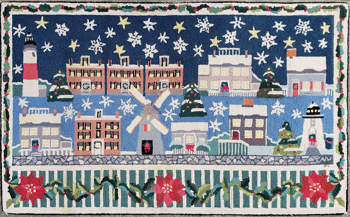 Claire Murray Nantucket Christmas Rug - Vintage Claire Murray