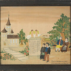 33614 German Folk Art WC Church Gathering A_IMG_0440