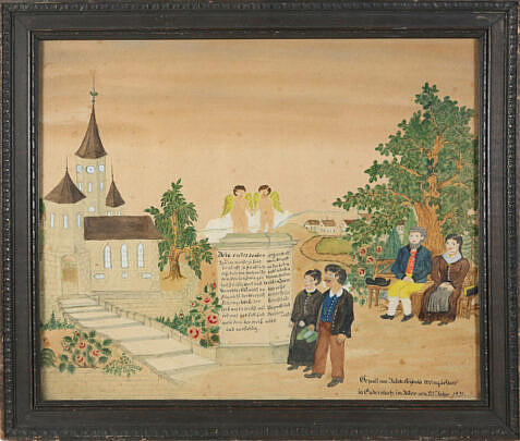 33614 German Folk Art WC Church Gathering A_IMG_0440