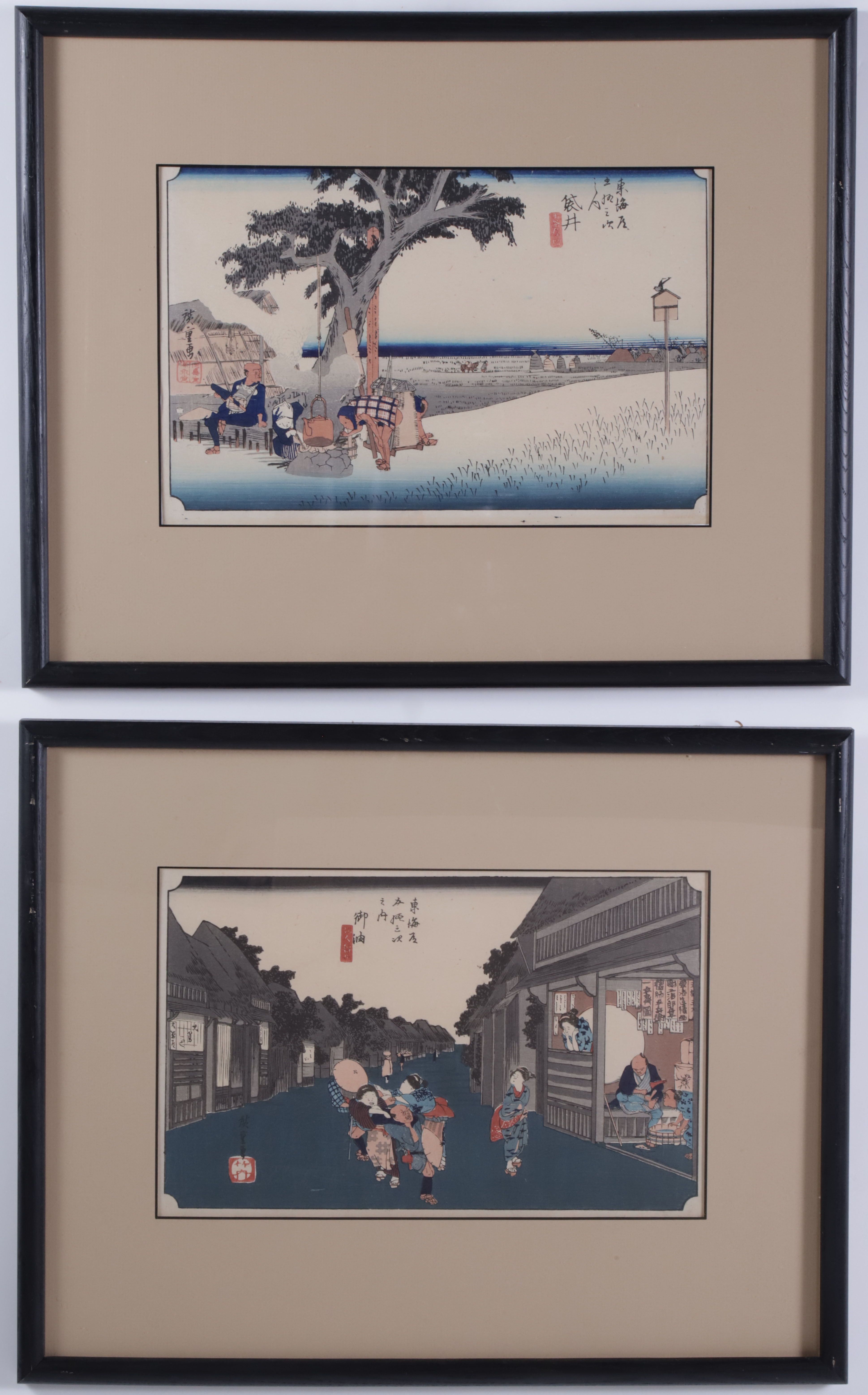 Ando Hiroshima Also Known as Utagawa Hiroshigi Two Wood