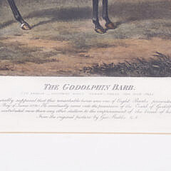 Group of Three Antique English Equestrian Horses with Their Handlers Prints