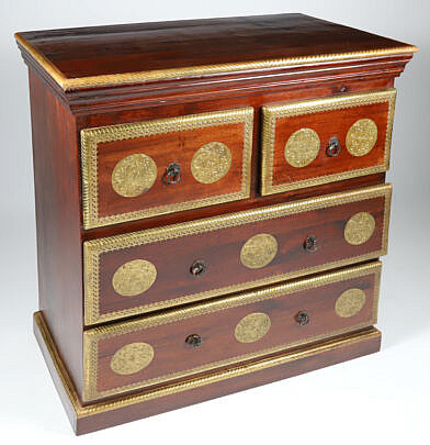 39888 Contemporary Mahogany Chest A_IMG_7346