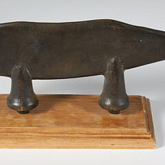 Vintage Cast Iron Sperm Whale Boot Scrape