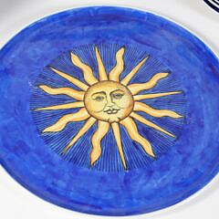 Hand Painted U.S.A. Sun and Star Dinner Service