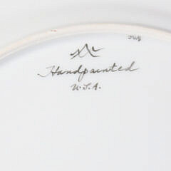 Hand Painted U.S.A. Sun and Star Dinner Service