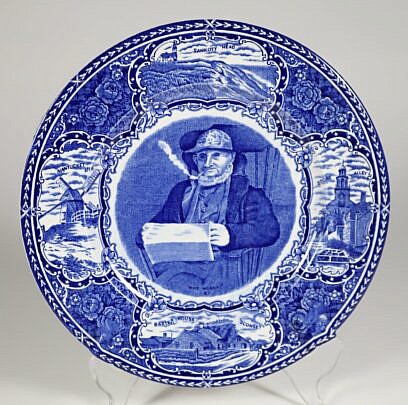 Nantucket Historical Association Blue and White Collectors Plate