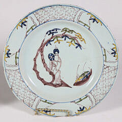 Pair of Soft Paste Dutch Plates, 18th Century