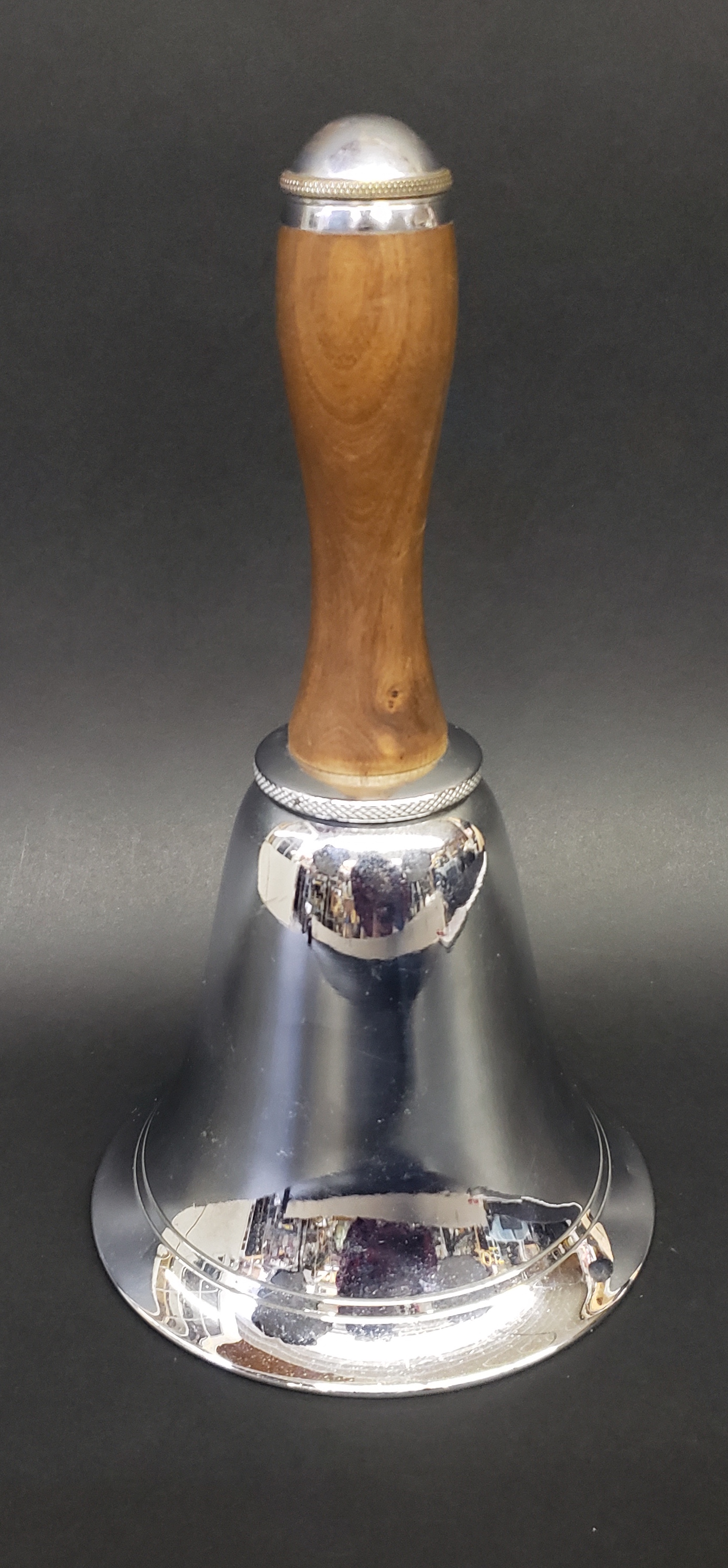 Art Deco Nautical Nickel Bell Cocktail Shaker - Vintage Art Deco