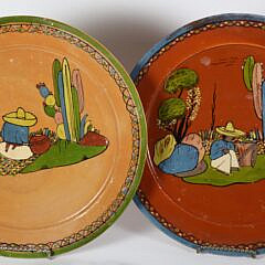 Group of Vintage Telaquapaque Chargers and Plates