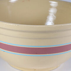 Antique American Oversized Yellow-ware Bowl 