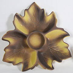 Old Spouter Nantucket Leaf Hors D’oeuvres Tray With Leaf Dip Bowl 