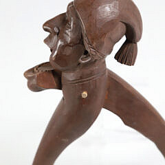 Vintage Carved English Nutcracker in the Form of a Jester